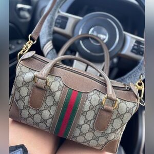 Authentic Vintage Gucci Boston Bag
